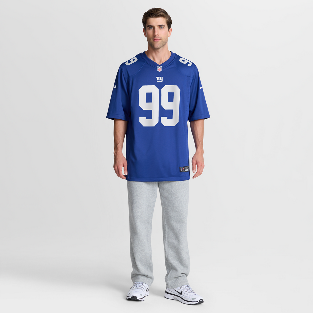Basil Okoye New York Giants Team Game Jersey - Royal