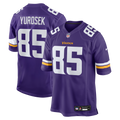 Ben Yurosek Minnesota Vikings Team Game Jersey - Purple