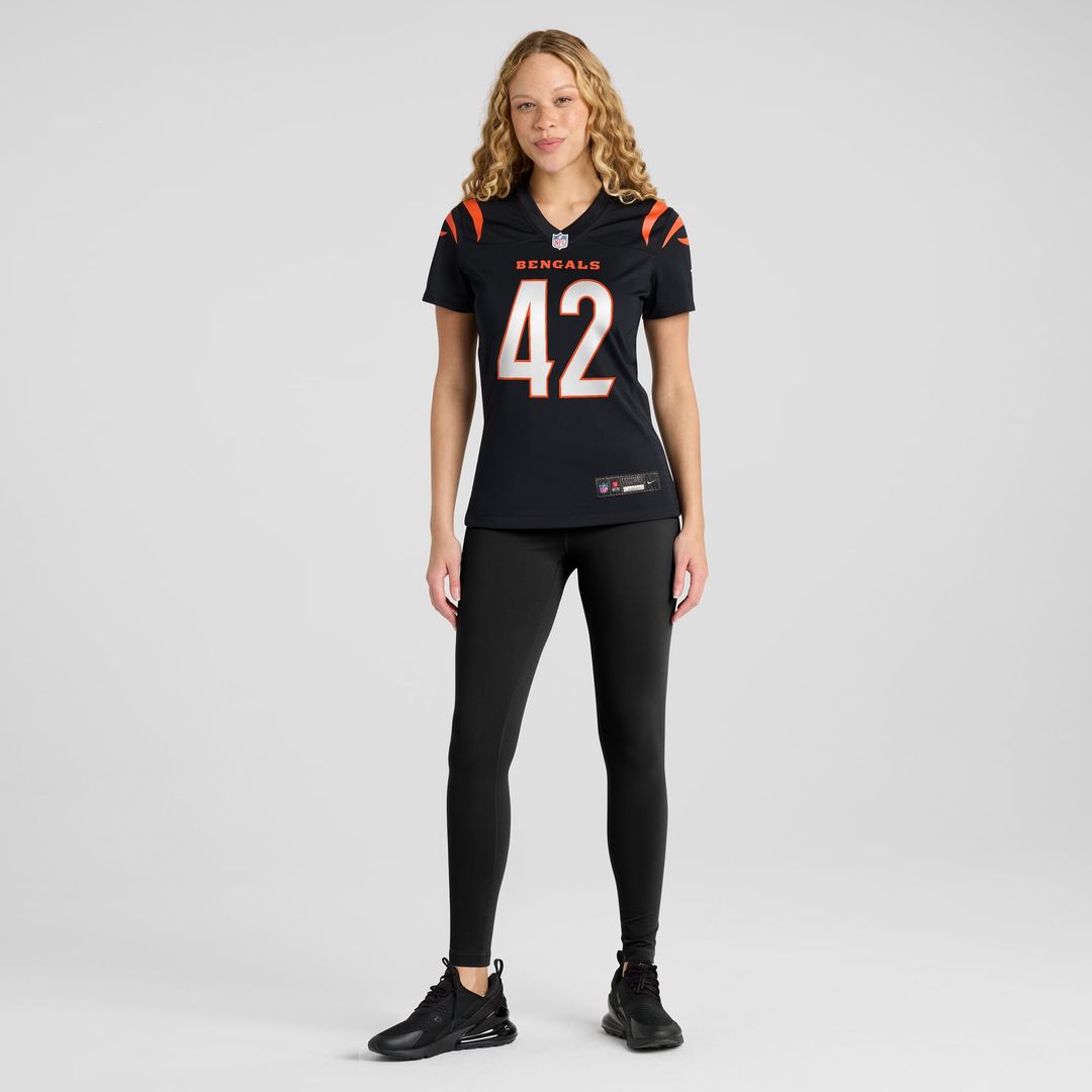 Oren Burks Cincinnati Bengals Women's Team Game Jersey - Black