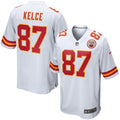 Travis Kelce Kansas City Chiefs Youth Game Jersey - White
