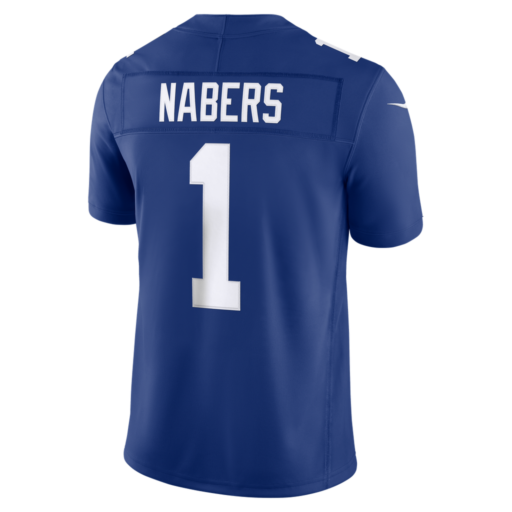 Malik Nabers New York Giants Team Vapor F.U.S.E. Stitched Limited Jersey - Royal
