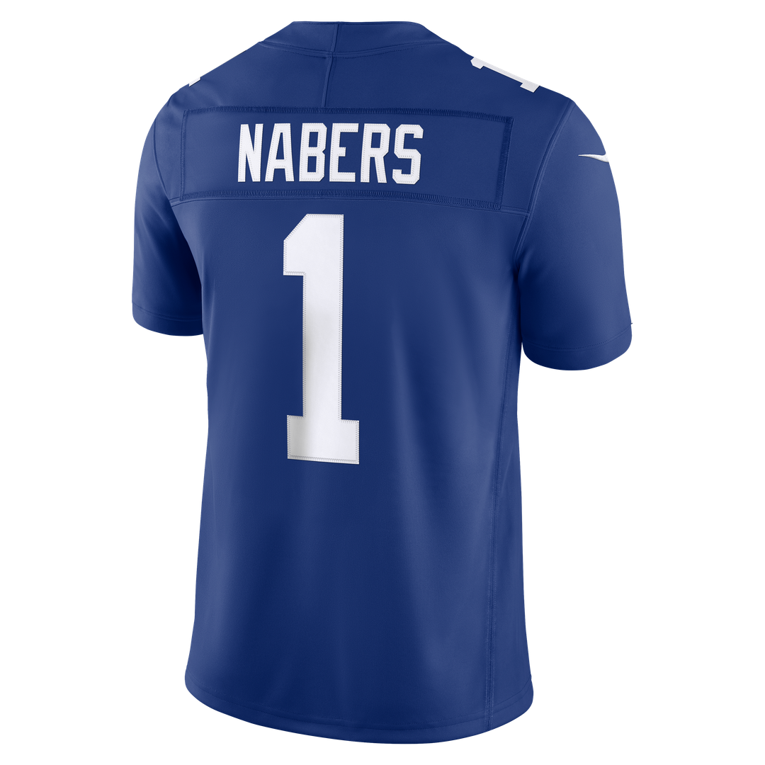 Malik Nabers New York Giants Team Vapor F.U.S.E. Stitched Limited Jersey - Royal