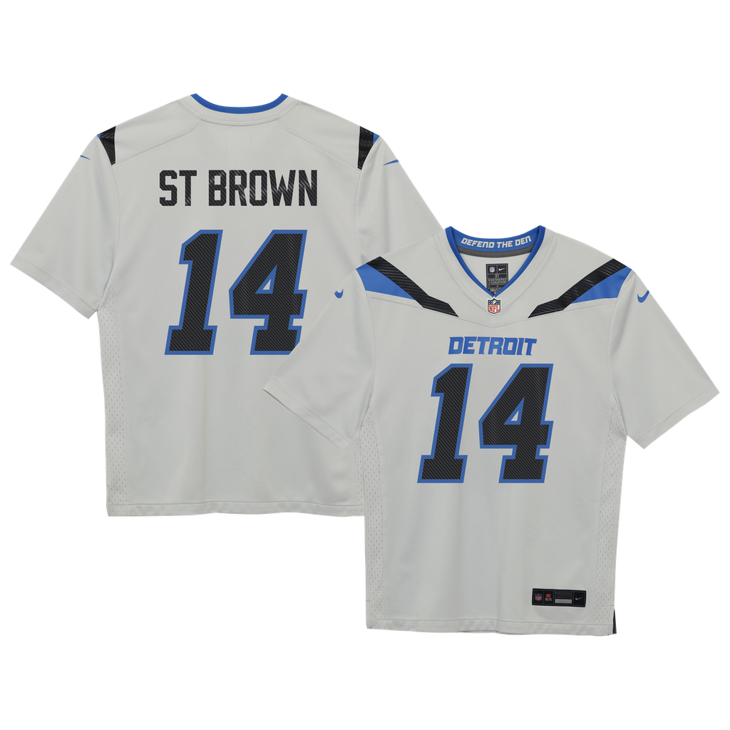 Amon - Ra St. Brown Detroit Lions Preschool 2026 Rivalries Collection Game Jersey - Silver