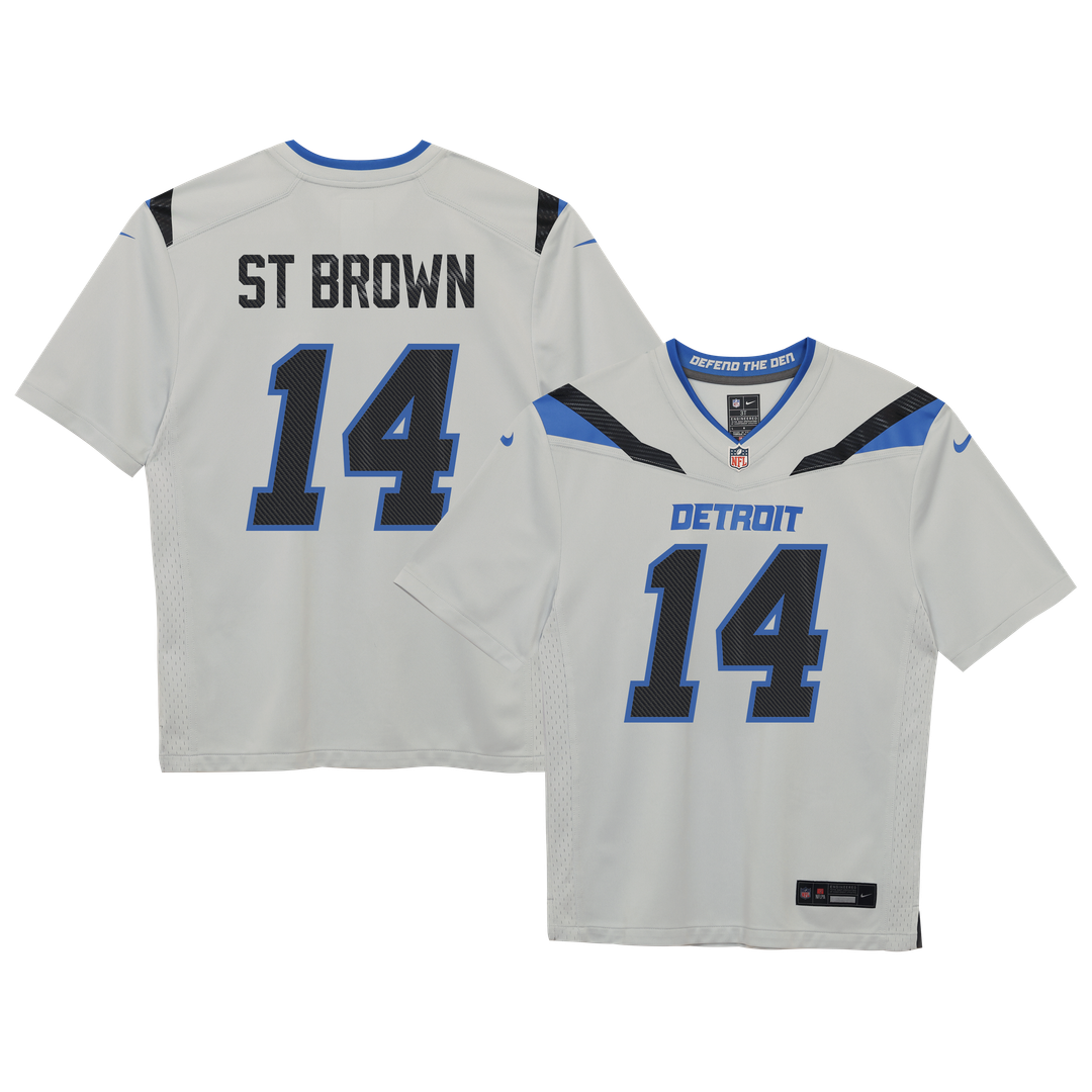 Amon - Ra St. Brown Detroit Lions Preschool 2026 Rivalries Collection Game Jersey - Silver