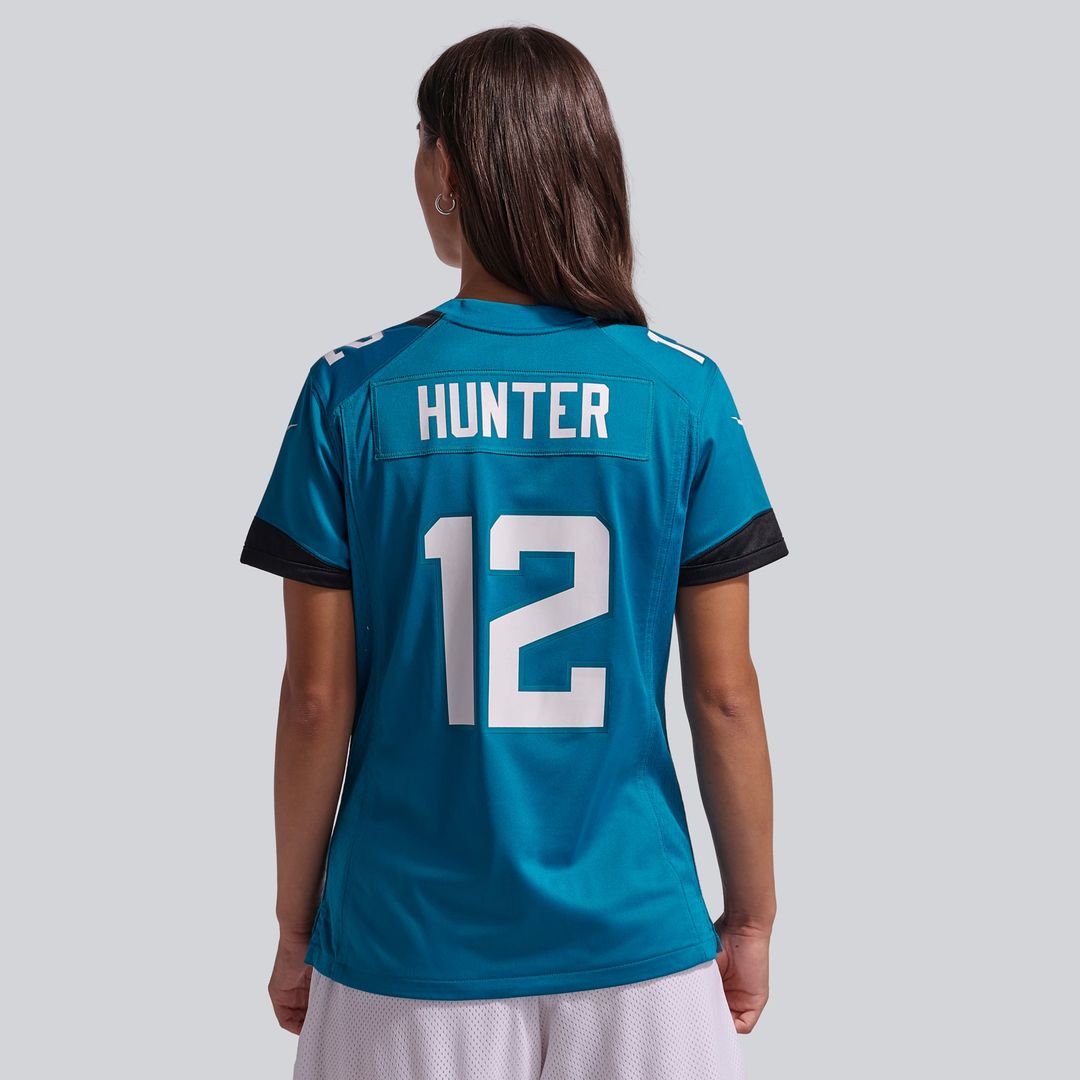 Travis Hunter Jacksonville Jaguars Women's Team Game Jersey - Teal