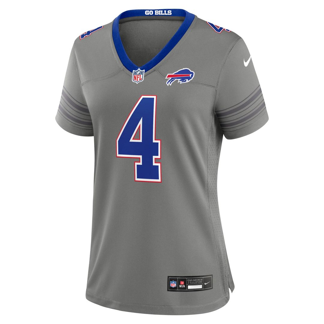 James Cook III Buffalo Bills Women's Nickel City Game Jersey - Gray