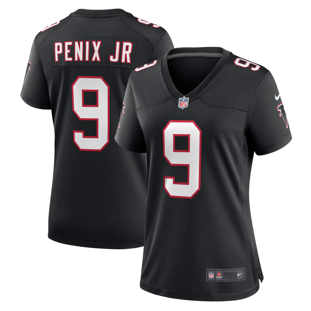 Michael Penix Jr. Atlanta Falcons Women's Alternate Game Jersey - Black