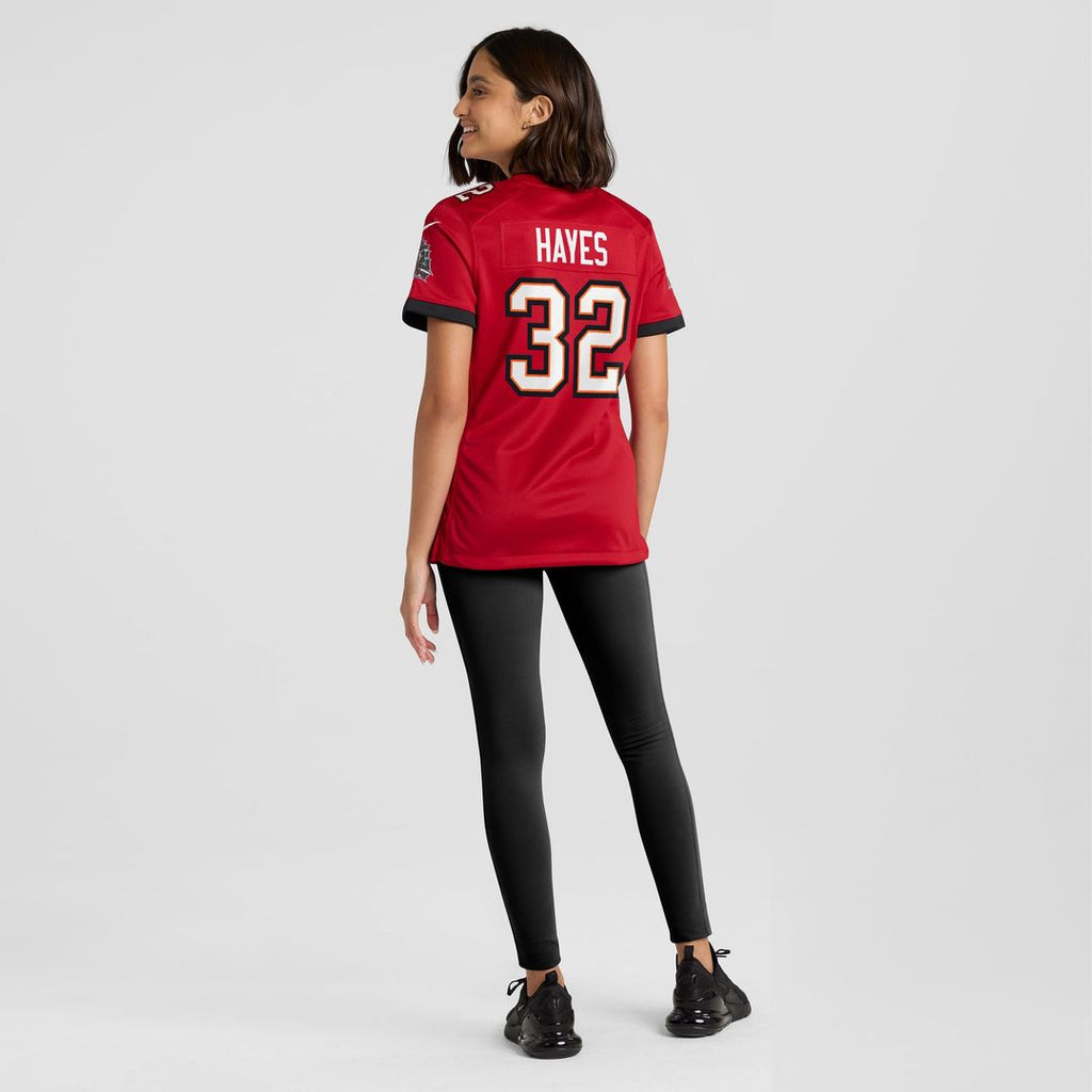 Josh Hayes Tampa Bay Buccaneers Women's Game Jersey - Red
