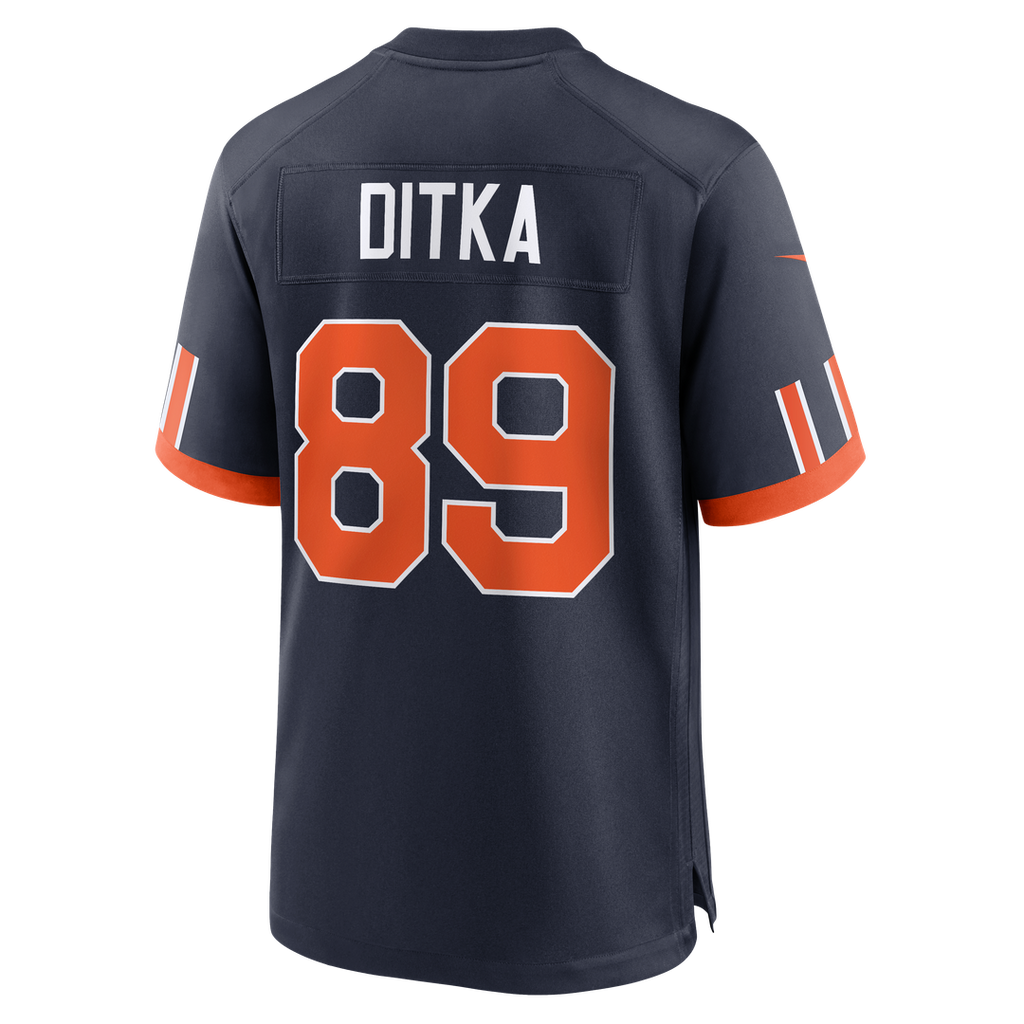 Mike Ditka Chicago Bears 2026 Rivalries Collection Game Jersey - Navy