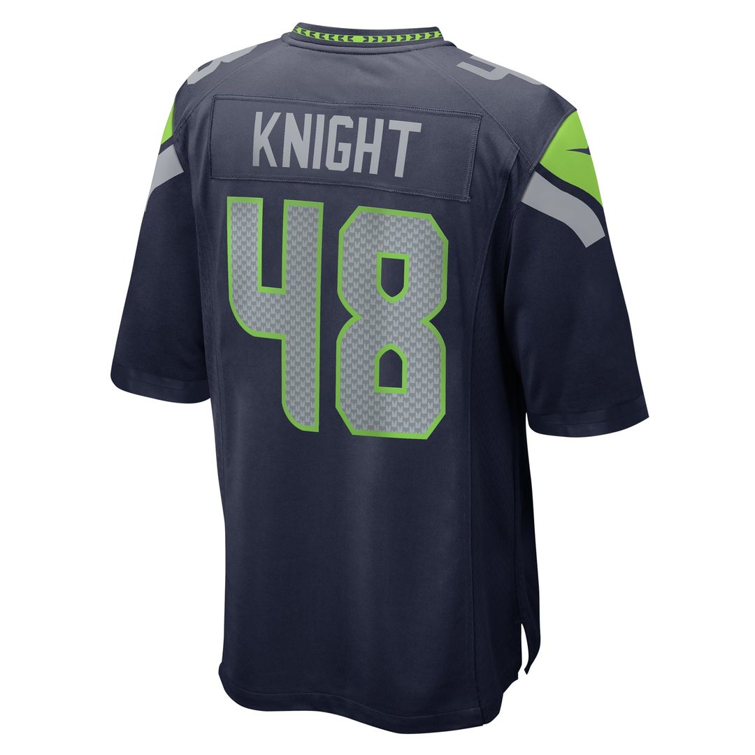 Tyrice Knight Seattle Seahawks Game Jersey - College Navy