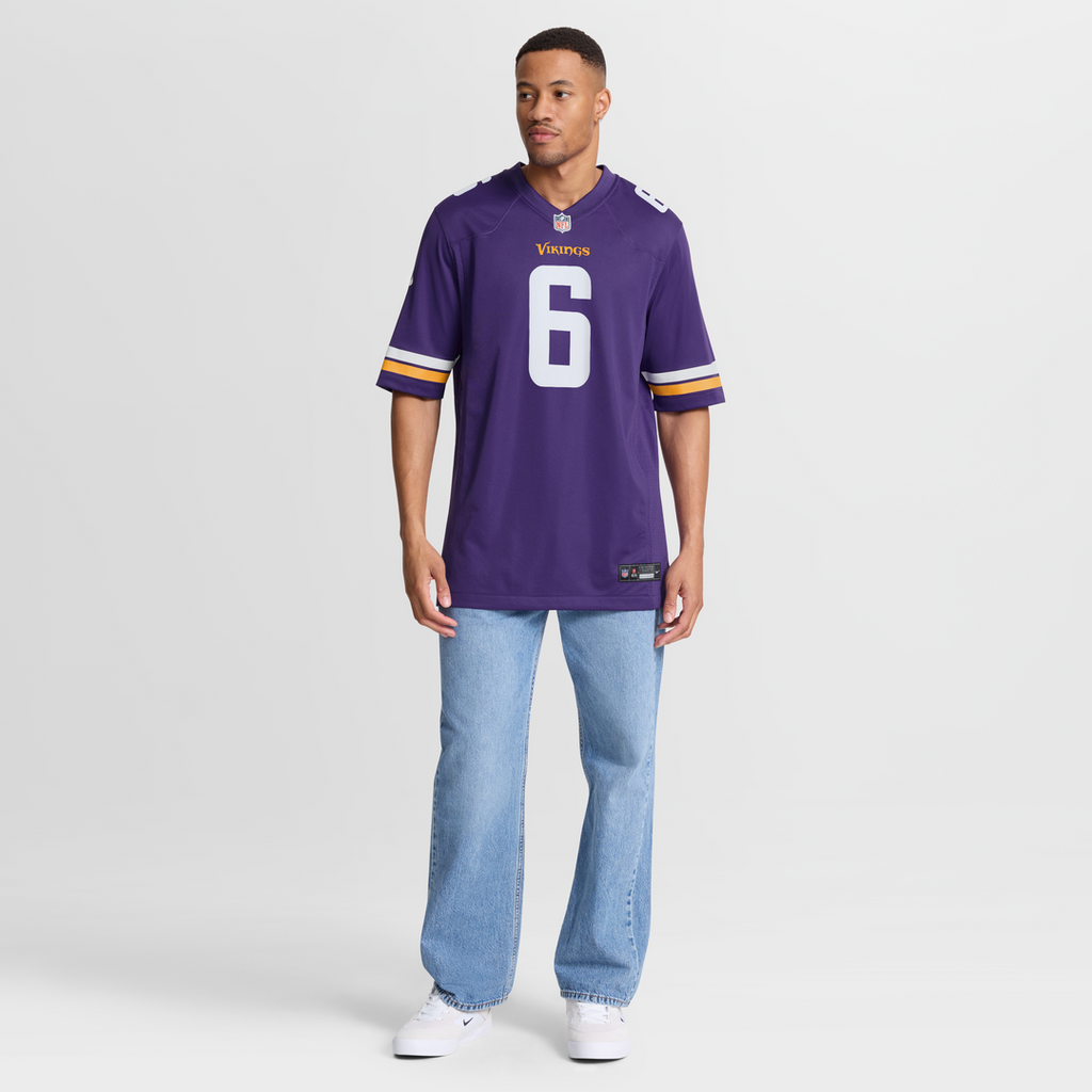 Brian Asamoah II Minnesota Vikings Game Jersey - Purple