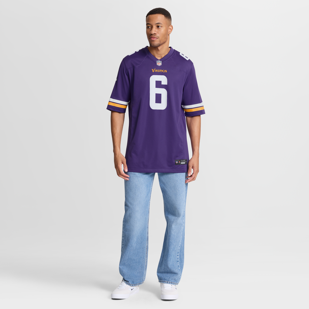 Brian Asamoah II Minnesota Vikings Game Jersey - Purple
