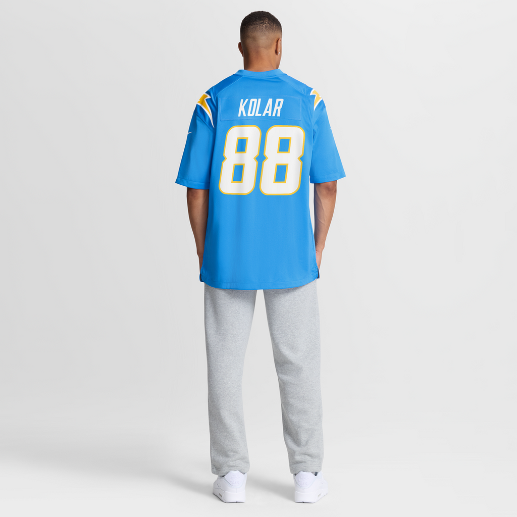 Charlie Kolar Los Angeles Chargers Team Game Jersey - Powder Blue