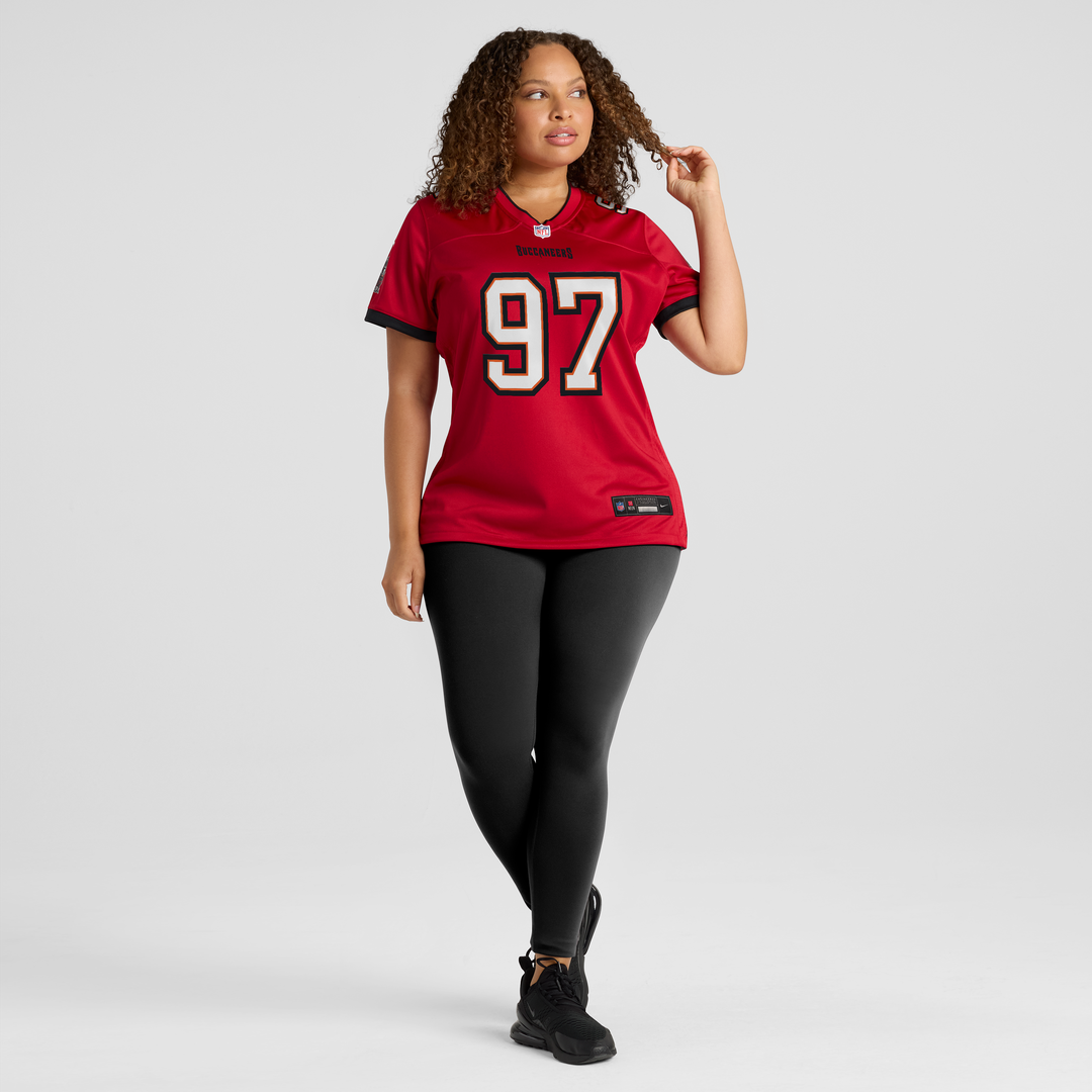 Al - Quadin Muhammad Tampa Bay Buccaneers Women's Team Game Jersey - Red