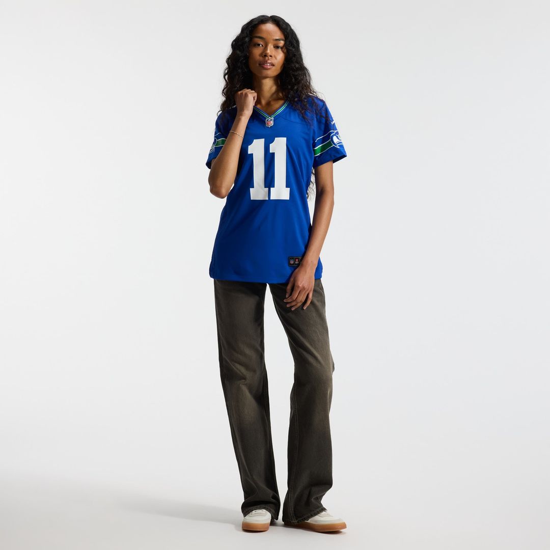 Jaxon Smith - Njigba Seattle Seahawks Women's Game Jersey - College Navy