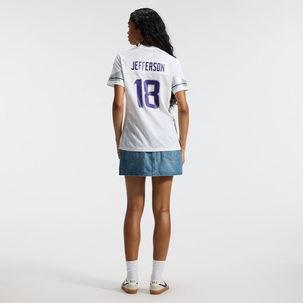 Justin Jefferson Minnesota Vikings Women's Alternate Game Player Jersey - White