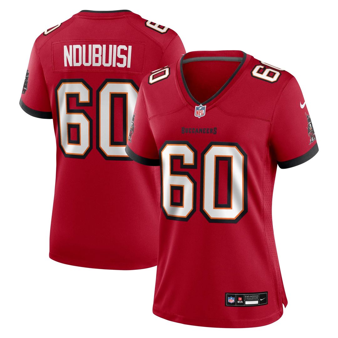 Haggai Ndubuisi Tampa Bay Buccaneers Women's Team Game Jersey - Red