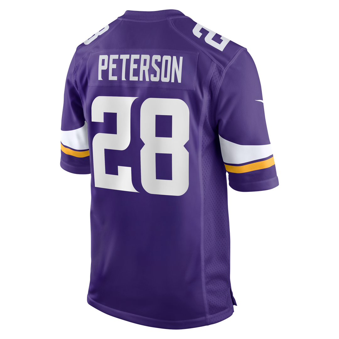 Adrian Peterson Minnesota Vikings Team Retired Game Jersey - Purple