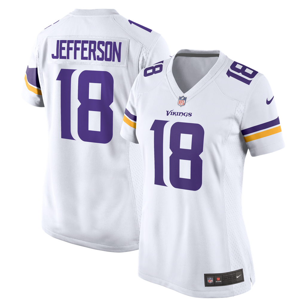 Justin Jefferson Minnesota Vikings Women's Game Player Jersey - White