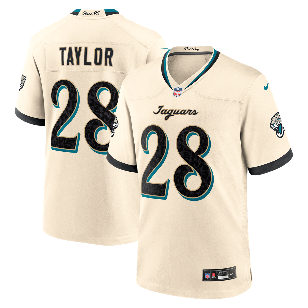 Fred Taylor Jacksonville Jaguars 2026 Rivalries Collection Game Jersey - Natural