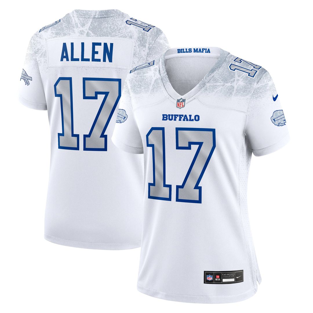 Josh Allen Buffalo Bills Women's Rivalries Collection Game Jersey - White