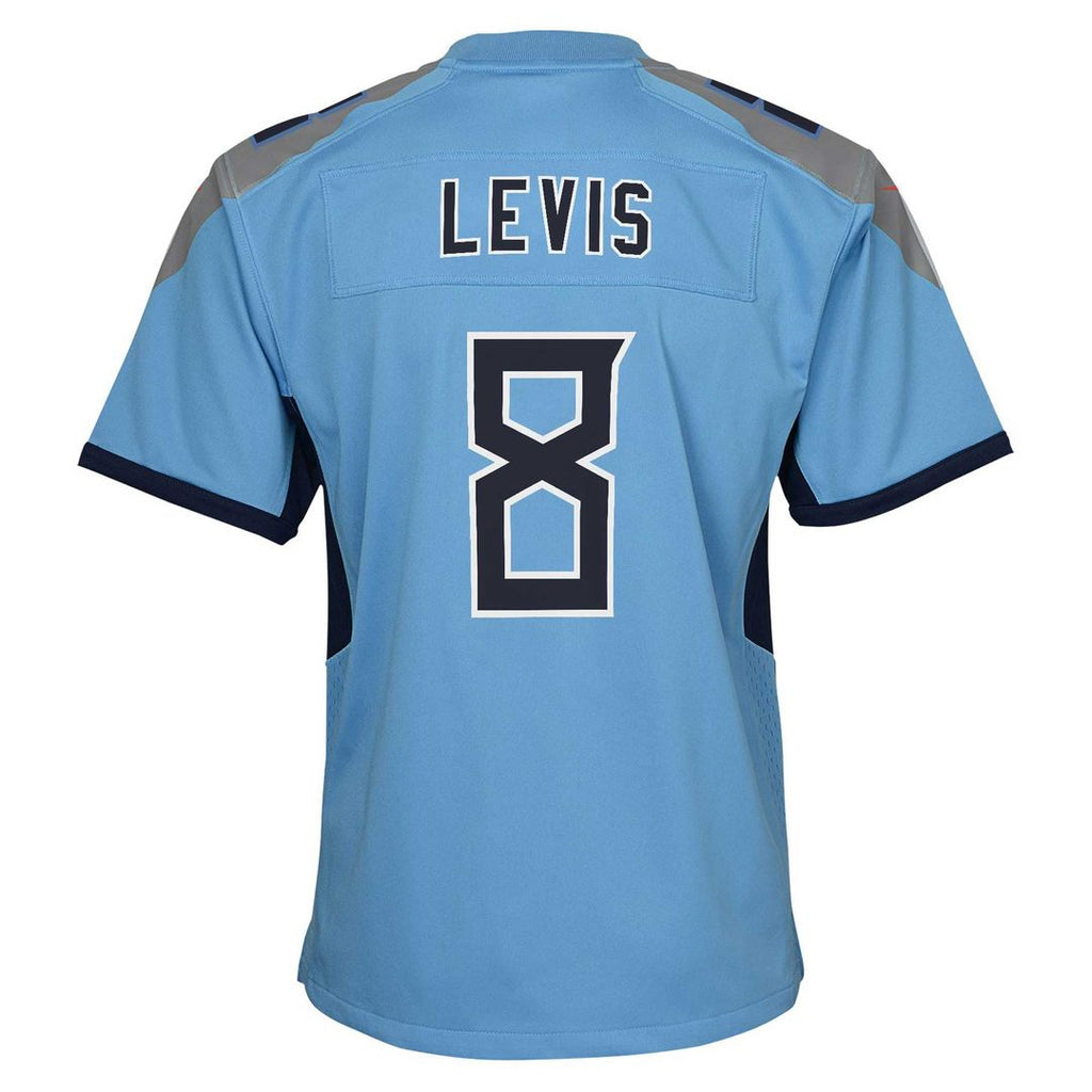 Will Levis Tennessee Titans Youth Game Jersey - Light Blue