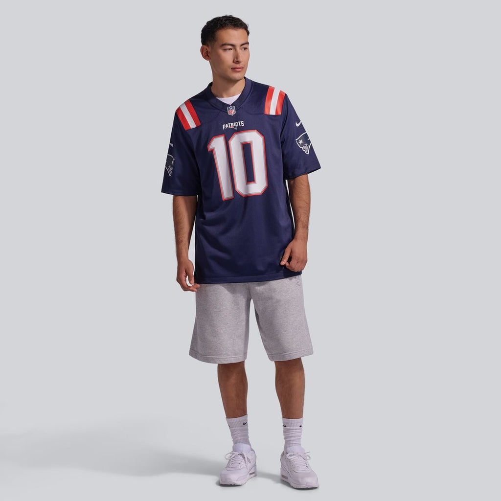 Drake Maye New England Patriots Player Game Jersey - Navy