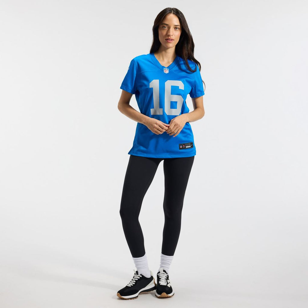 Jared Goff Detroit Lions Women's Alternate Game Jersey - Blue