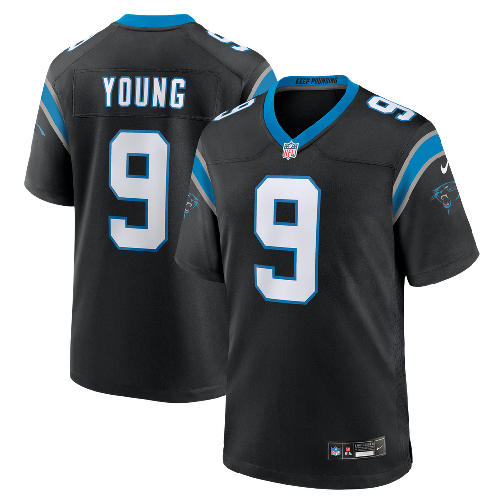 Bryce Young Carolina Panthers Team Game Jersey - Black