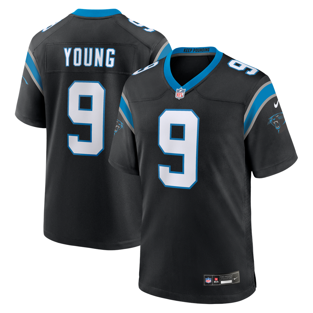 Bryce Young Carolina Panthers Team Game Jersey - Black