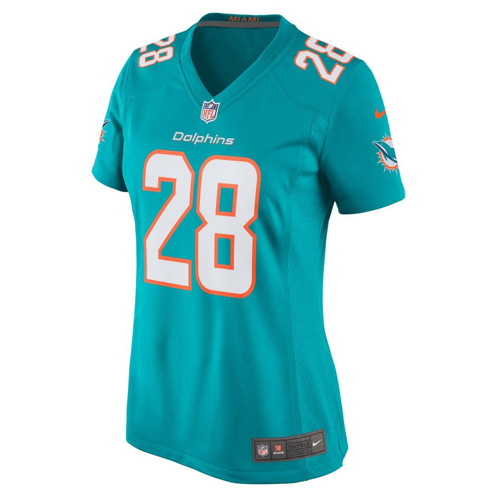 De’Von Achane Miami Dolphins Women's Player Game Jersey - Aqua