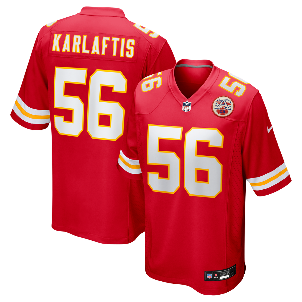 George Karlaftis Kansas City Chiefs Player Game Jersey - Red