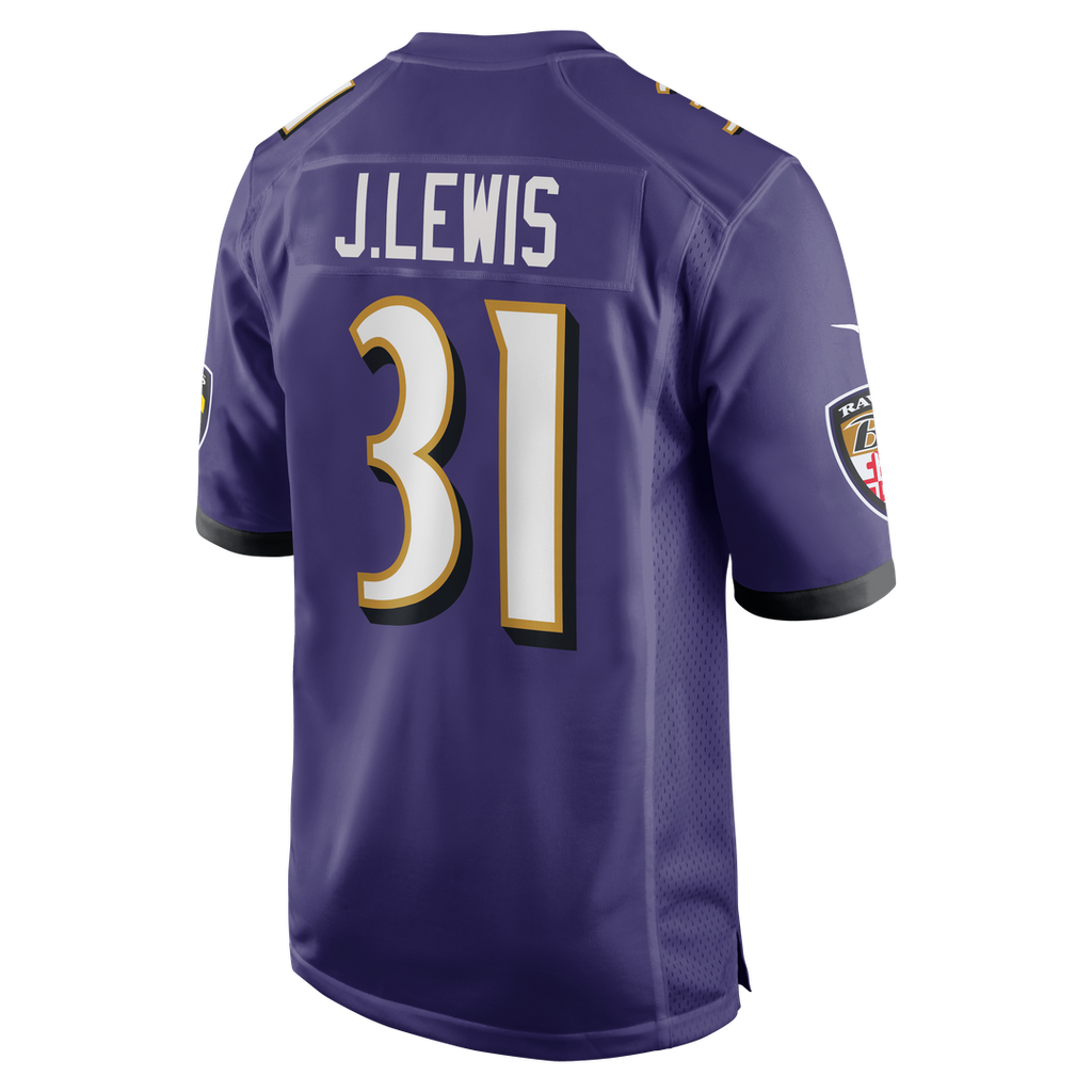 Jamal Lewis Baltimore Ravens Game Retired Player Jersey - Purple