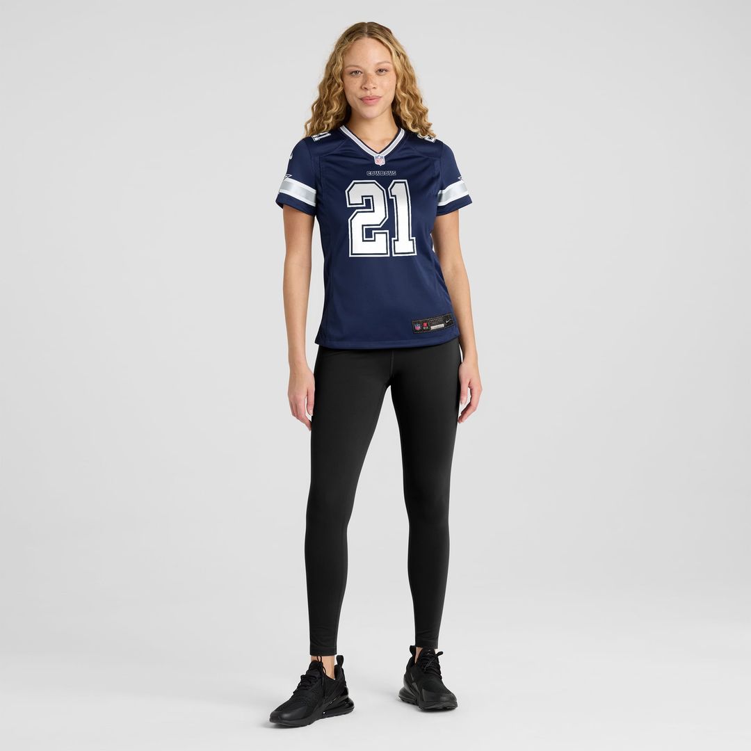 Deion Sanders Dallas Cowboys Women's Team Retired Player Game Jersey - Navy