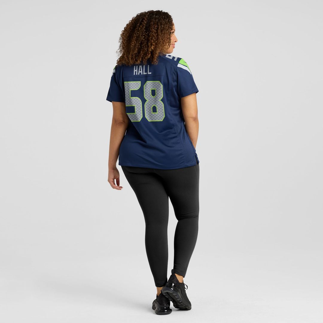 Derick Hall Seattle Seahawks Women's Team Game Jersey - College Navy