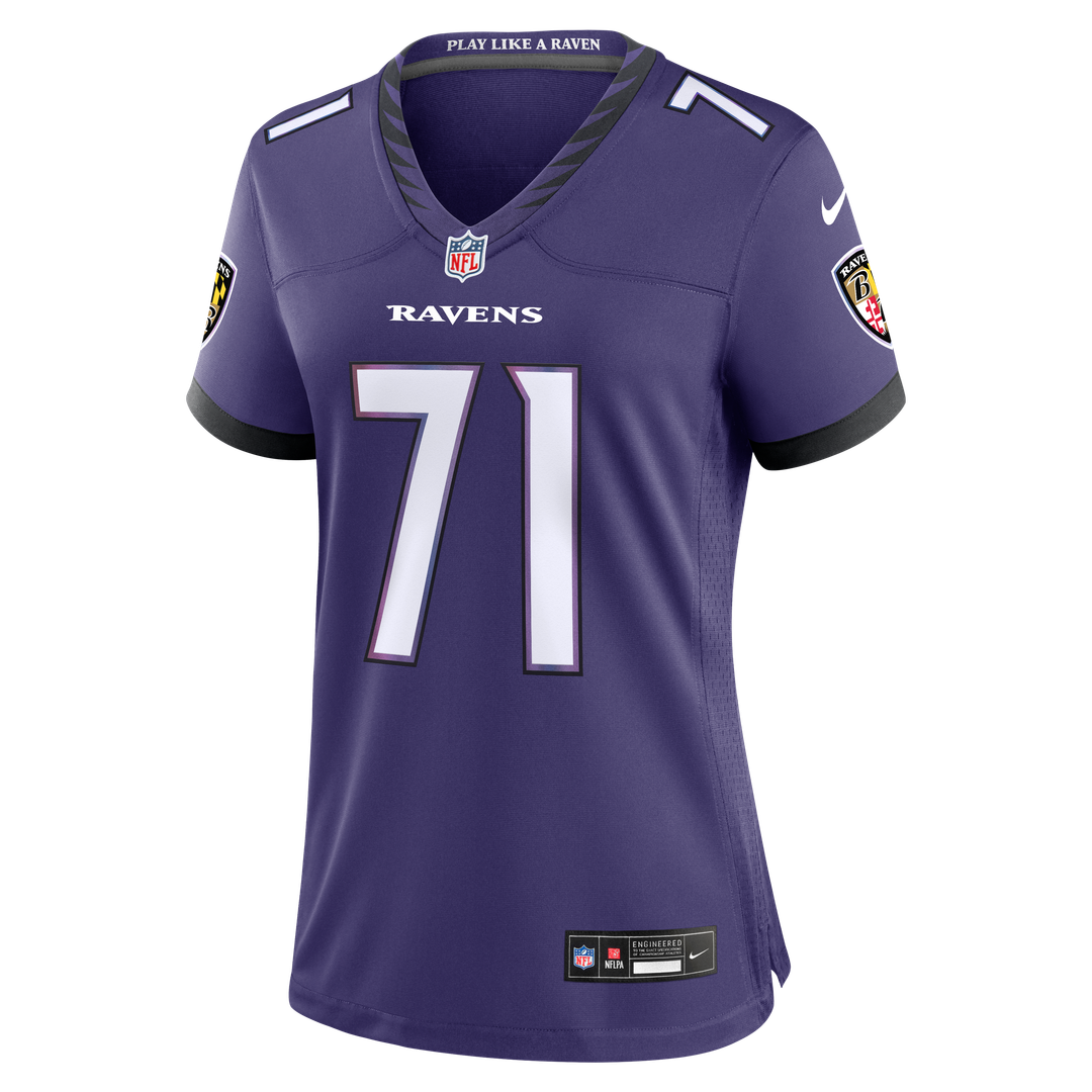 Olaivavega Ioane Baltimore Ravens Women's Team Game Jersey - Purple