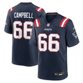 Will Campbell New England Patriots Team Game Jersey - Navy