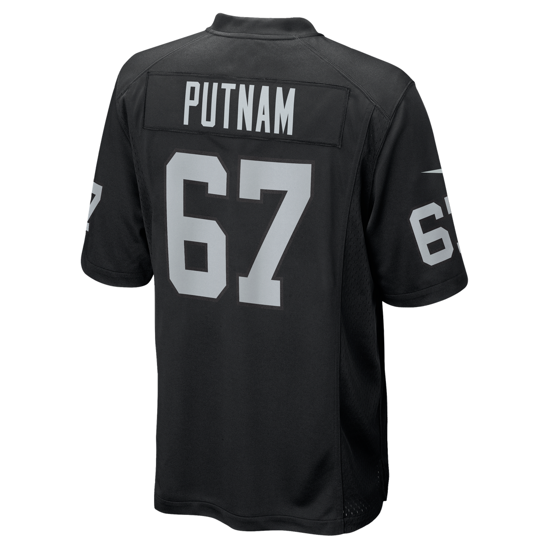 Will Putnam Las Vegas Raiders Team Game Jersey - Black