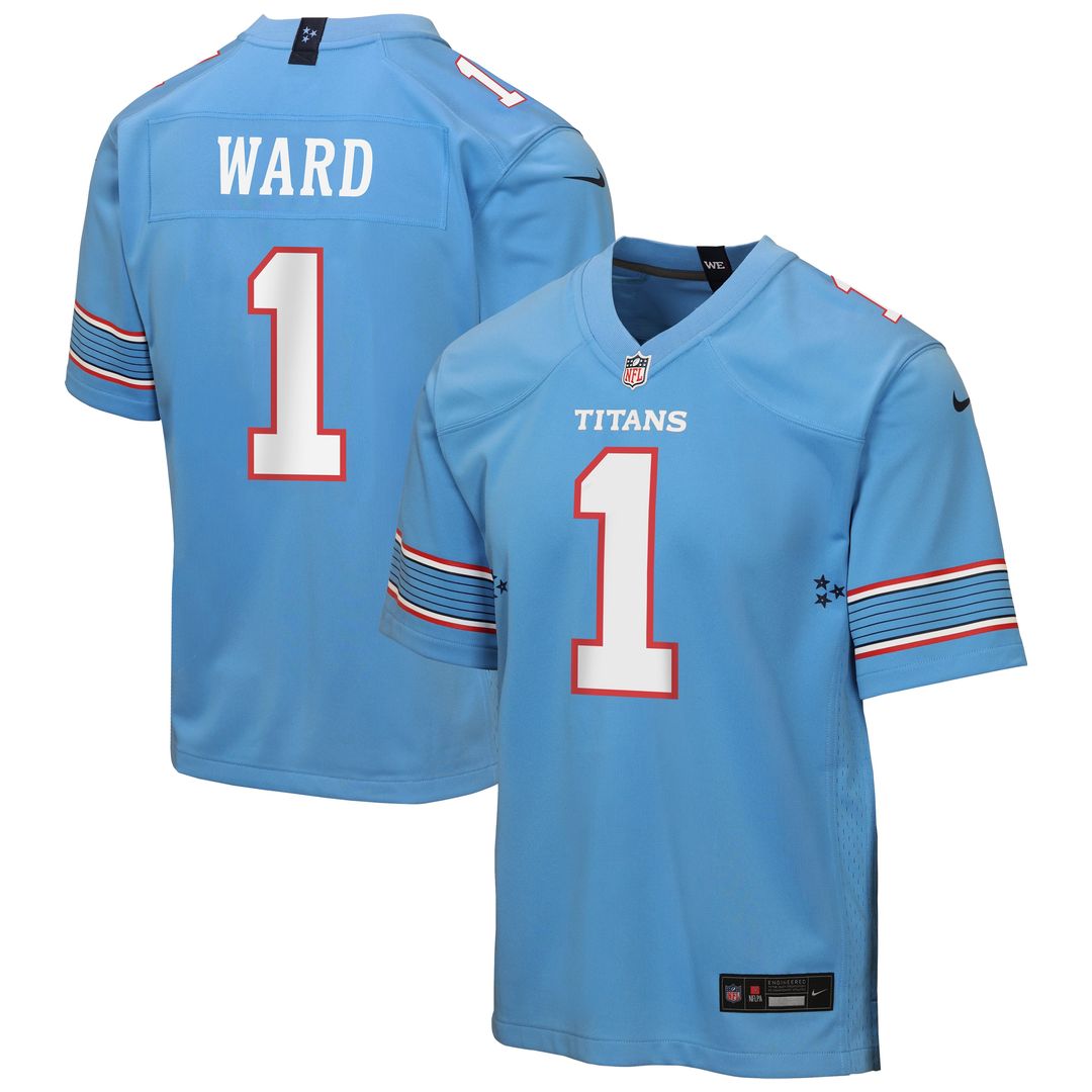Cameron Ward Tennessee Titans Youth Game Jersey - White