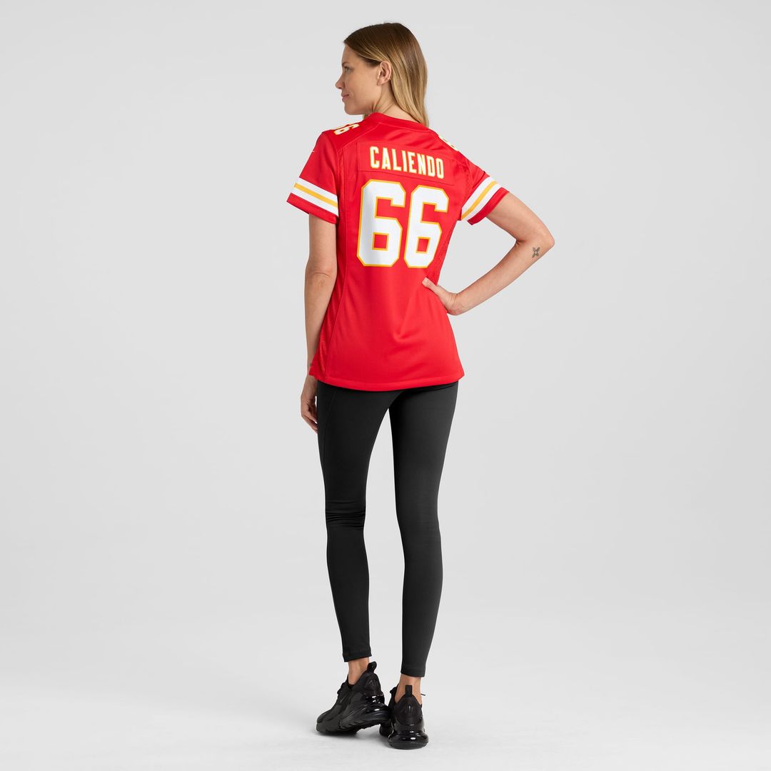 Mike Caliendo Kansas City Chiefs Women's Game Player Jersey - Red