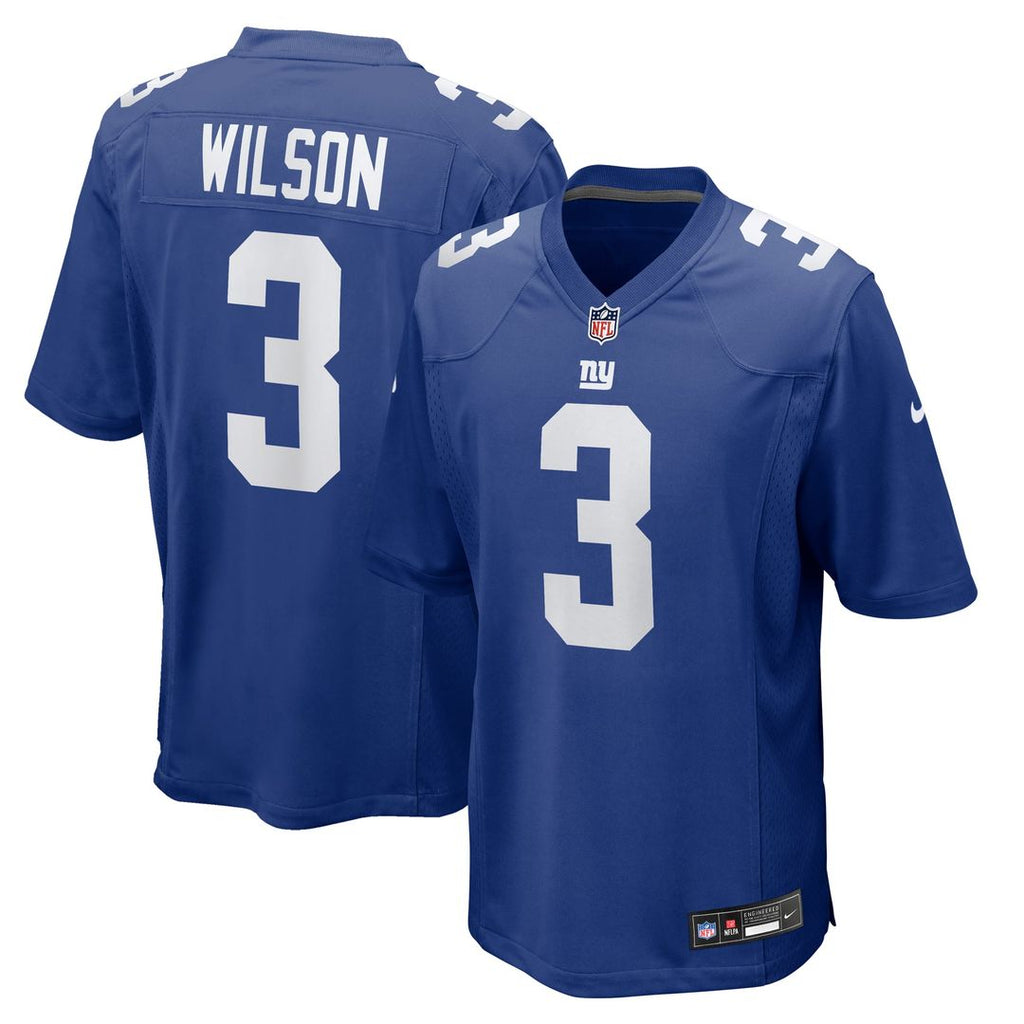Russell Wilson New York Giants Game Jersey - Royal