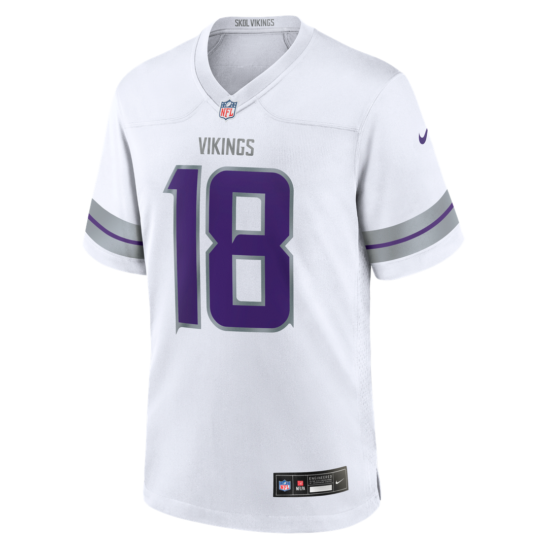 Justin Jefferson Minnesota Vikings Alternate Game Player Jersey - White
