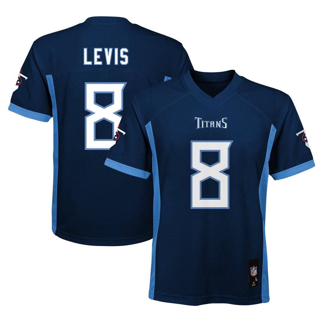 Will Levis Tennessee Titans Youth Replica Jersey - Navy