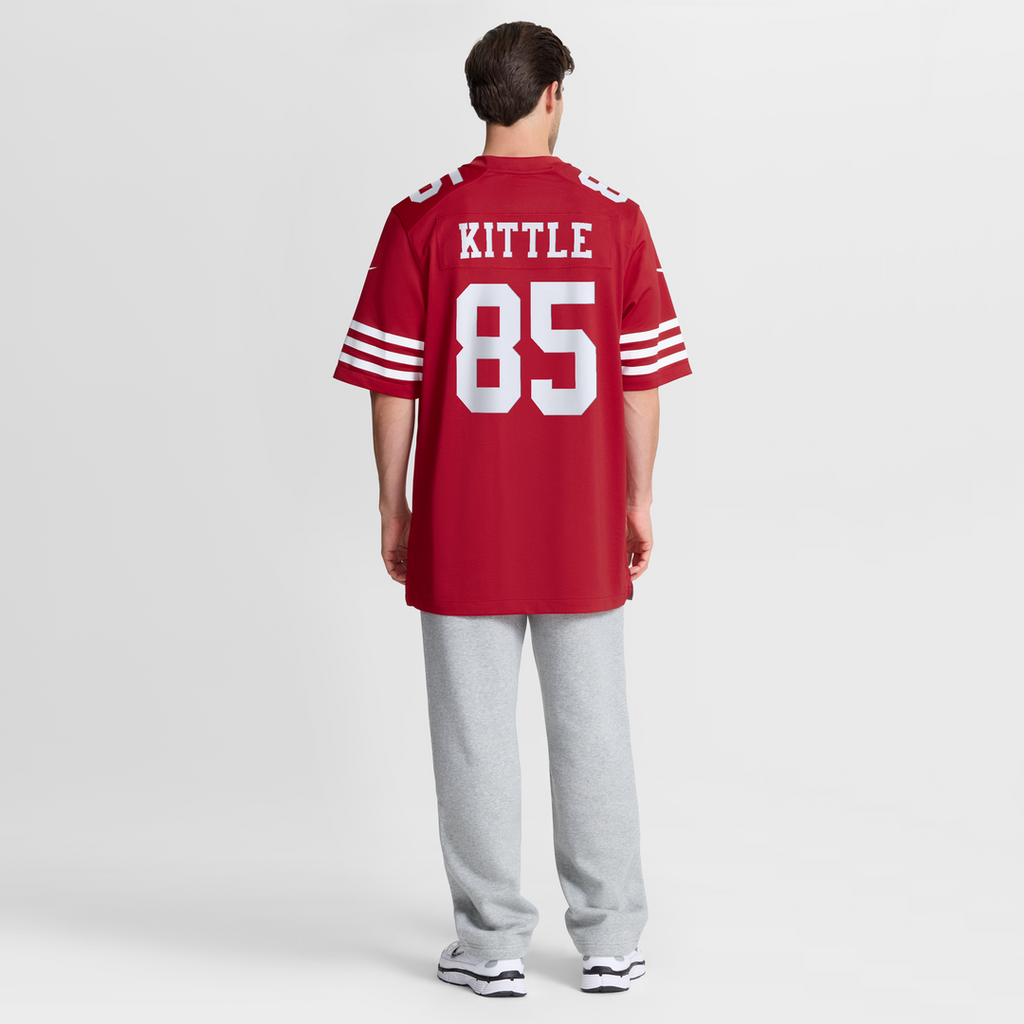 George Kittle San Francisco 49ers Team Game Jersey - Scarlet