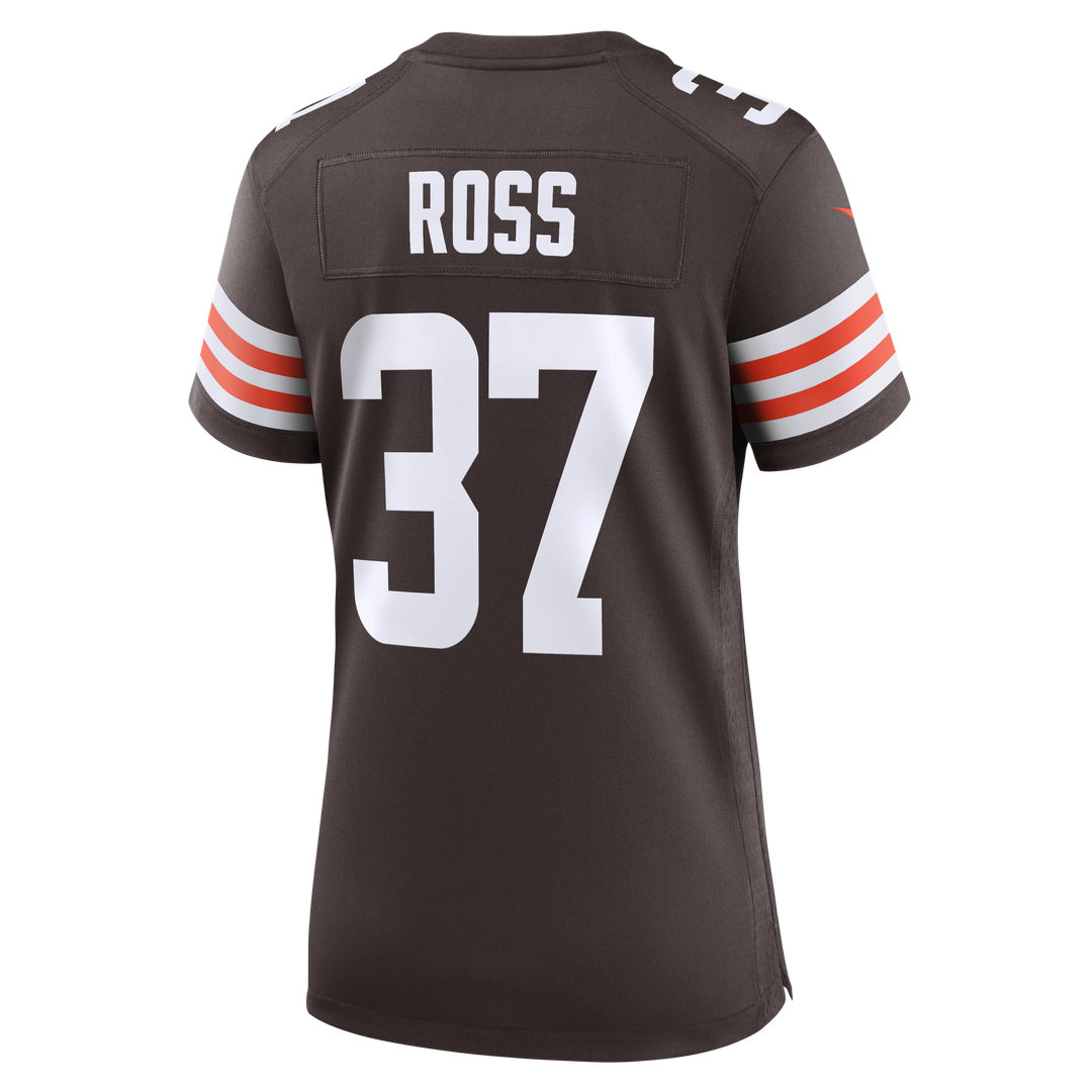 D'Angelo Ross Cleveland Browns Women's Team Game Jersey - Brown