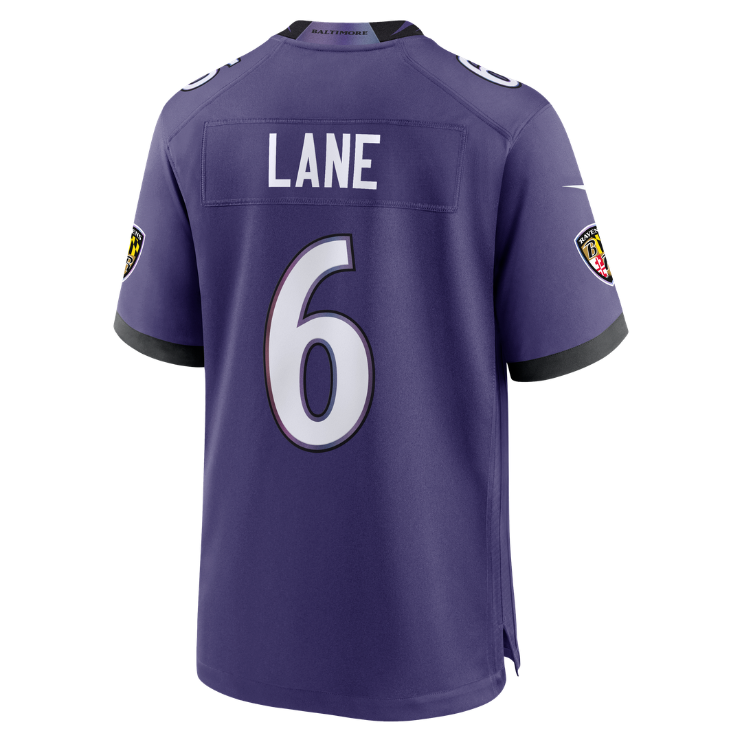 Ja'Kobi Lane Baltimore Ravens Team Game Jersey - Purple