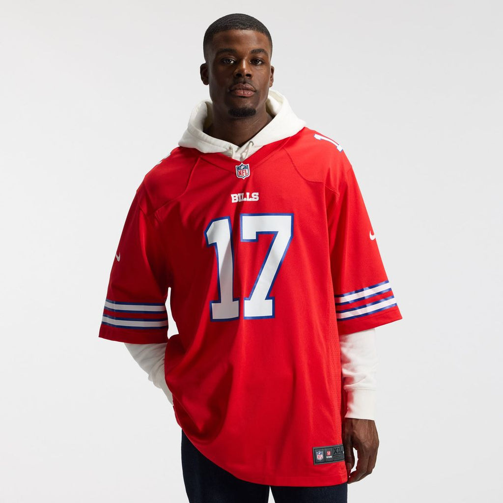 Josh Allen Buffalo Bills Alternate Game Player Jersey - Red
