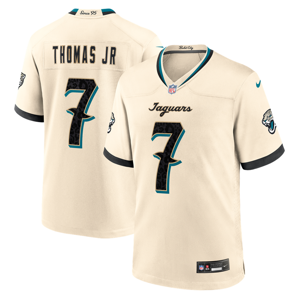 Brian Thomas Jr. Jacksonville Jaguars 2026 Rivalries Collection Game Jersey - Natural