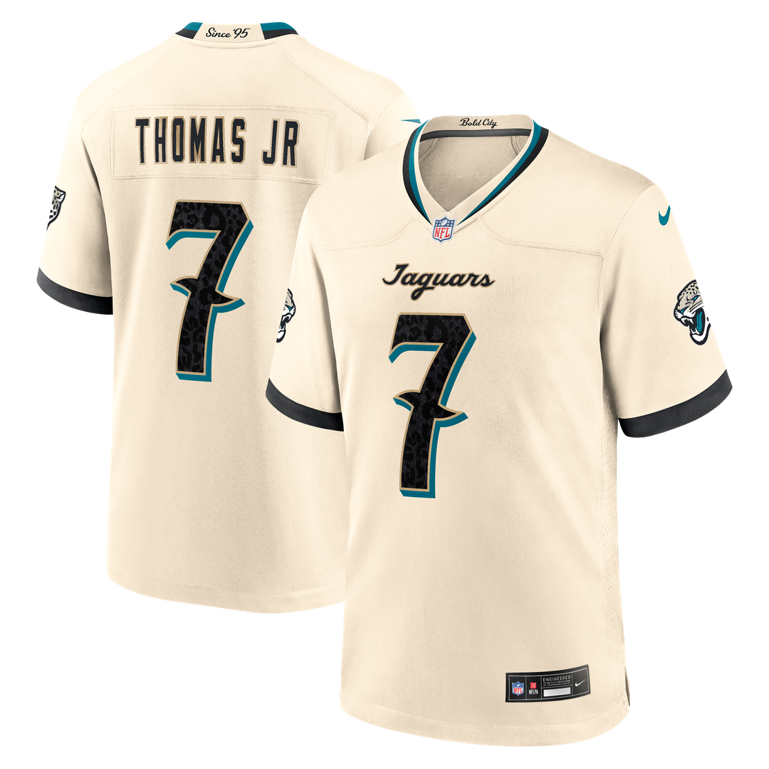 Brian Thomas Jr. Jacksonville Jaguars 2026 Rivalries Collection Game Jersey - Natural