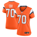 Marques Cox Denver Broncos Women's Team Game Jersey - Orange
